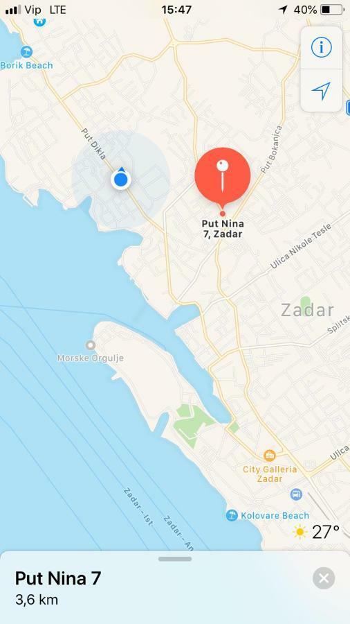 Apartment Ema Zadar Ngoại thất bức ảnh